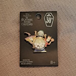 Disney The Nightmare Before Christmas Dome Pin with Multi-Color Enamel